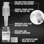 Bakell - Black Tinker Dust (4g, 1x Mini Spray Pump) Edible Glitter for Food, Desserts, and Beverages!