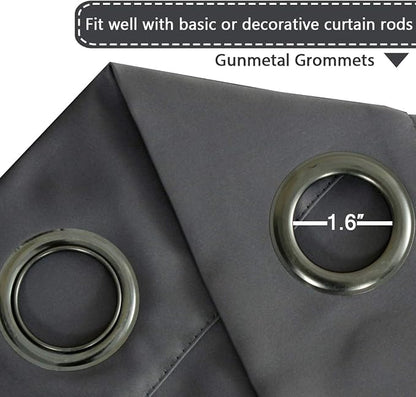 H.VERSAILTEX Blackout Patio Curtains 100 x 96 Inches - Image 3