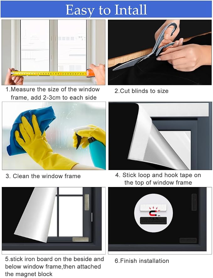 100% Blackout Curtain Window Cover - Image 9