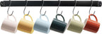 AJART Coffee Mug Rack Wall-Mounted: 12-Hook Cup Holder - Ideal for Coffee Bars & Apartment Kitchens - Space-Saving Solution - 1 Pack