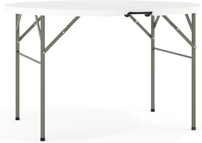 Flash Furniture Freeman 4' Round Plastic Folding Table by FlashFurniture