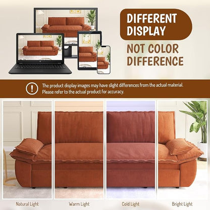 73.2" Sofa Bed Queen, 3-in-1 Pull Out Sofa Bed - Image 5