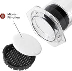 AeroPress Clear XL Coffee Press – 3 in 1 Brew Combines French Press, Pourover, Espresso, Full bodied smooth coffee without grit or bitterness, Portable Coffee Maker for Home, Office, Camping & Travel