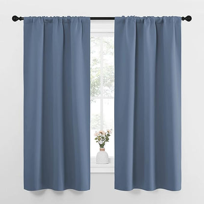 NICETOWN Bedroom Curtains, Home Decoration Solid Thermal Insulated Draperies & by NICETOWN