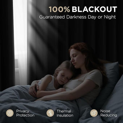 Joydeco 72 Inch Blackout Curtains - Image 3