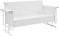 Crosley Furniture Bates Retro Metal Outdoor Sofa Glider, 3-Person Rocking Patio by CrosleyFurniture