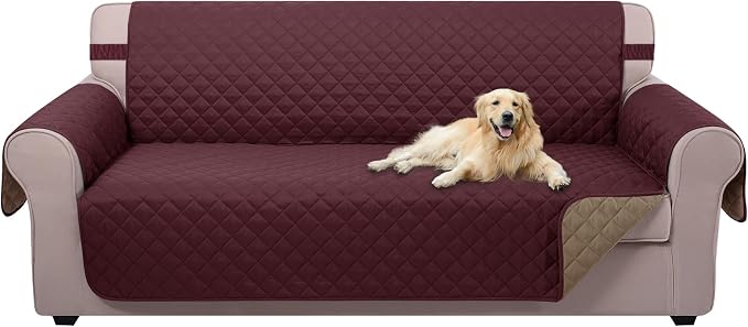 U-NICE HOME Large Sofa Cover Reversible Couch Cover by U-NICEHOME