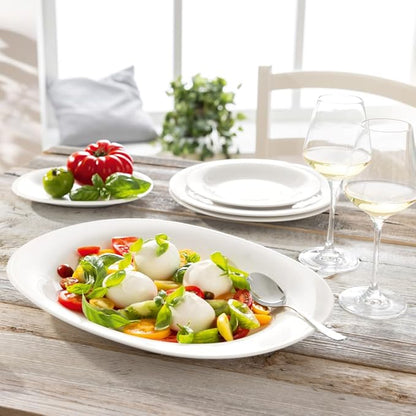 Villeroy & Boch New Cottage Basic Salad Plate, 8.25 in, Premium Porcelain, White