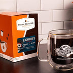 Fresh Roasted Coffee, Blackbeard's Revenge, Medium Roast, 72 Pods for K Cup Brewers