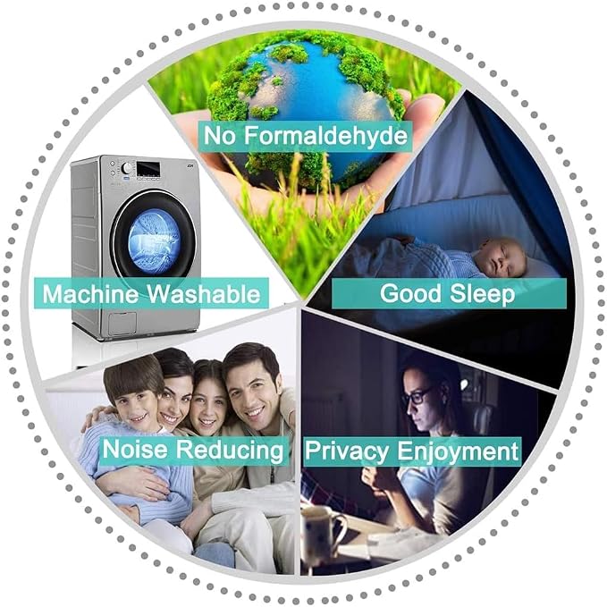 Yakamok Room Darkening Curtains 52x72 inch Length Olive Green-Living Room | 2 - Image 8