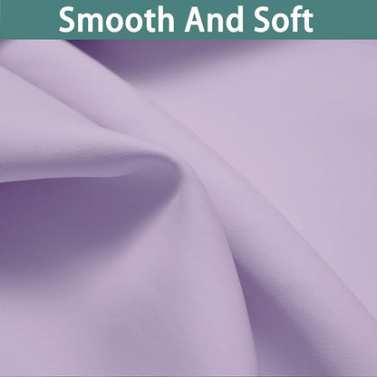 Yakamok Lilac 100% Blackout Curtains 90 Inches Long - Image 7