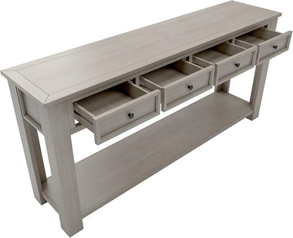 LKTART Solid Wood Console Table, Long Sofa Table Entryway Table - Image 7