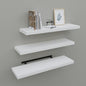 Upassion Floating Shelves for Wall Set of 3, Frame Display White Floating Shelf by Upassion