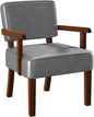 FAGAGA PU Leather Accent Chair, Oversized Living Room Chairs by FAGAGA