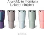 BrüMate Nav 35oz 100% Leak Proof Insulated Travel Tumbler with Magnetic BevLock™ Lid - Double Wall Cup-Holder Friendly Stainless Steel Mug (Lilac Dusk)