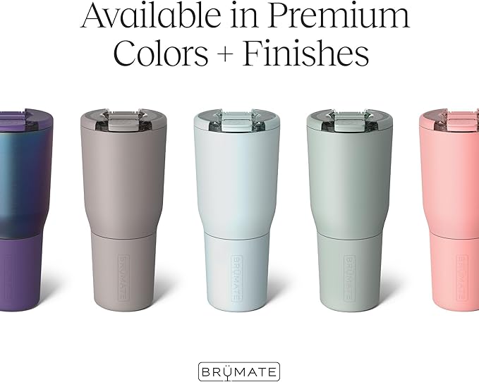 BrüMate Nav 35oz 100% Leak Proof Insulated Travel Tumbler with Magnetic BevLock™ Lid - Double Wall Cup-Holder Friendly Stainless Steel Mug (OD Green)