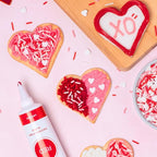Sweets Indeed Frosting Kit plus Sprinkles Frosting Tubes nozzles 11.71 ounces Perfect for baking and cookie decoarting (Sweetheart)