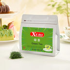 XIEJINJI Green Tea, 3.2g*40 Tea Bags, Whole Leaf Tea, No Sugar - No Additives, see-through compostable teabags