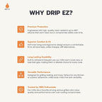 Drip EZ BBQ Grill Mitts - Heat Resistant up to 480°F - Durable Silicone for Grill Oven and Stove - Slip On Multipurpose - Dishwasher Safe