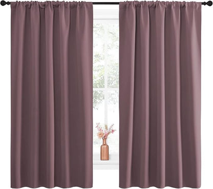 NICETOWN Blackout Curtains for Living Curtains, Room Darkening Curtains & - Image 2