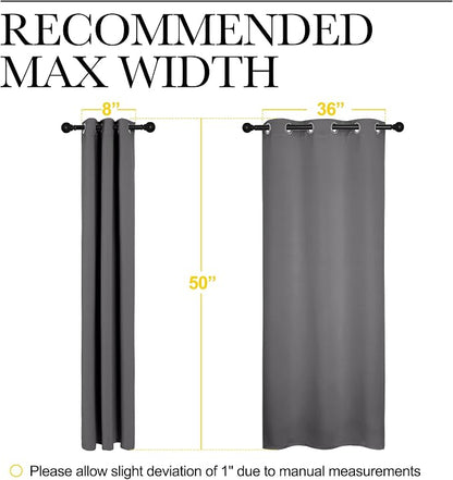 NICETOWN Bedroom Curtains Blackout Drapery Panels, Three Pass Microfiber - Image 7