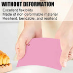 Dough Scraper Plastic Bench Scraper, Dough Scraper Tool Dough Cutter, Flexible Bench Scraper for Making Bread Pizza