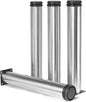 14 Inch Metal Furniture Legs Stainless Steel Adjustable Legs Silver Metal Legs by Masendelk