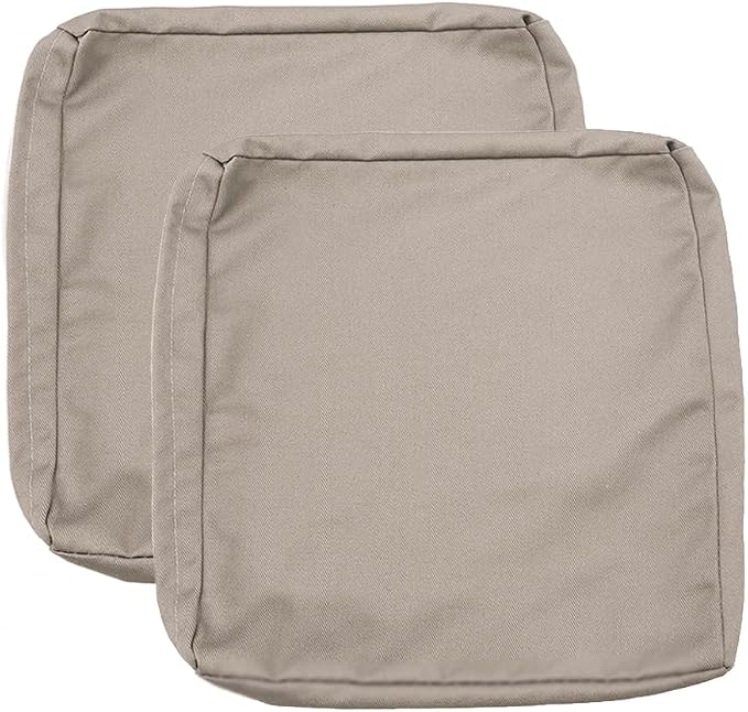 Sqodok Outdoor Cushion Covers 19x19 inch, Wicker Chair by Sqodok