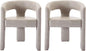 VESCASA Faux Leather Barrel Dining Chair by VESCASA
