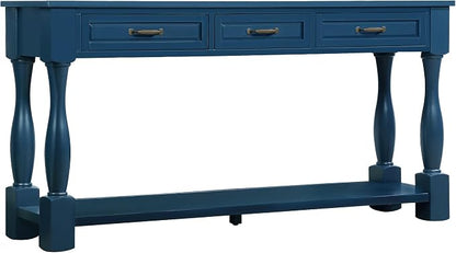 Knocbel Long Antique Entry Console Table - Image 12