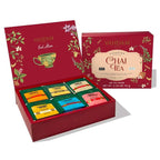 VAHDAM, Assorted Chai Tea Variety Pack (6 Delicious Flavors, 36 Eco Friendly Pyramid Tea Bags) Caffeinated, Gluten Free, Non GMO | Indian Masala Chai Tea Blends | Tea Gift Sets for Men and Women