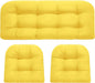 DANGHOOGY Wicker Chair Cushions, Waterproof Outdoor Loveseat Cushions by DANGHOOGYFurnitureCushions