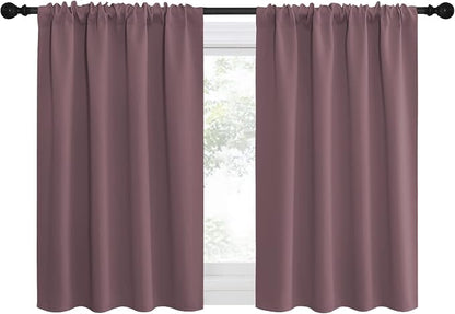 NICETOWN Kitchen Curtains, Short Blackout Curtains & Drapes, Small Window - Image 2