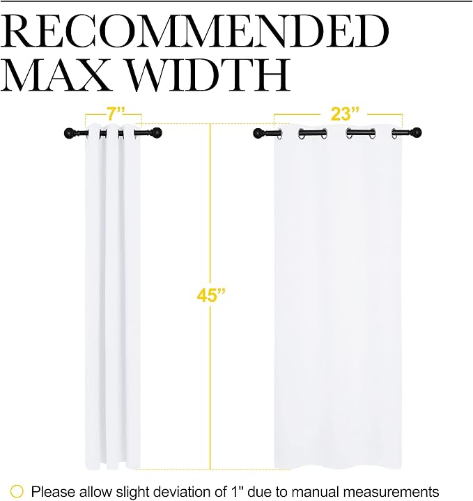 NICETOWN Draperies Curtains Panels, Blocking Out 50% Sunlight Window Treatment - Image 2