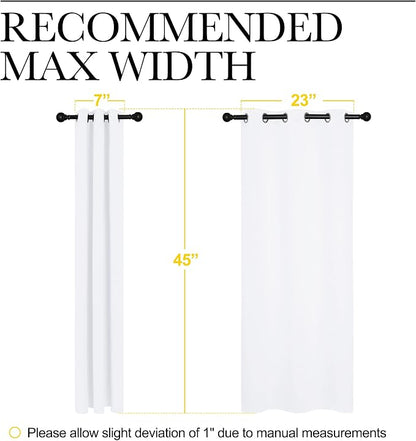 NICETOWN Draperies Curtains Panels, Blocking Out 50% Sunlight Window Treatment - Image 2