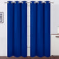 Royal Blue Thermal Blackout Curtains/42 x 84 Inch/Set of 2 Panels Room by Lemomo