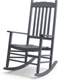 Outvita Outdoor Rocking Chair, Solid Wood High Back Rocker, All Weather Lounge by Outvita