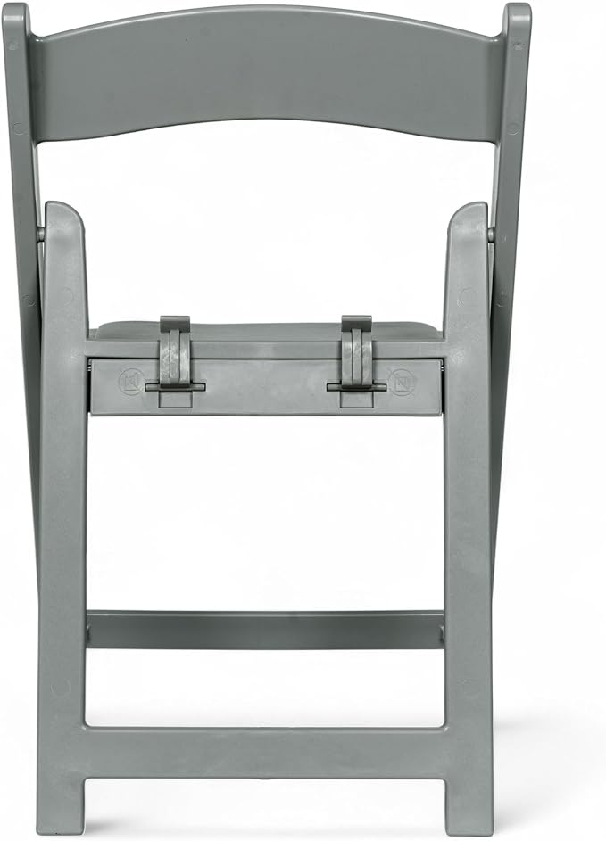 Flash Furniture Hercules Set of 2 Kids Gray Resin Folding Chairs - Image 12