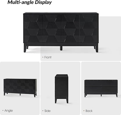 HULALA HOME Mid Century Sideboard Buffet Cabinet - Image 6