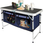 CampLand Outdoor Folding Table Aluminum Lightweight Height Adjustable by CampLand