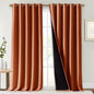 NICETOWN Full Shading Curtains for Windows, Super Heavy-Duty Black Lined by NICETOWN
