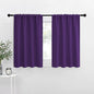 NICETOWN Kitchen Curtains, Royal Purple, Short Blackout Curtains & Drapes by NICETOWN