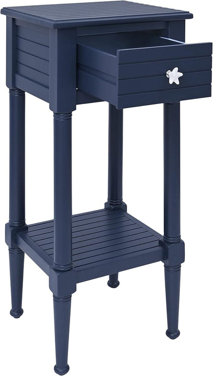 Linon Raleigh Navy Small Accent Table - Image 10