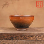 Matcha Bowl, Jian Ware Hare's Fur Glaze 12.17oz, Kiln Change Jian Ware Chinese Jianzhan, Matcha Cup Tea Ceremony, Authentic Porcelain Chawan