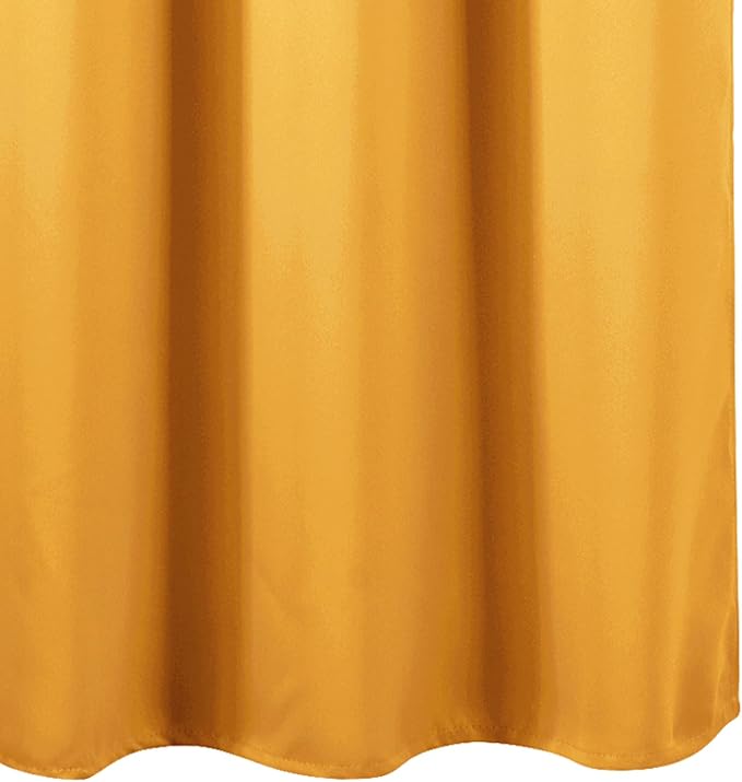 Blackout Curtains 52 x 90 Inch Long Yellow Curtains Set of 2 Panels Room - Image 8