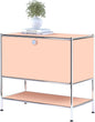 Metal Sidetable with Flap Door, 27.5" Height by SIMPLINK