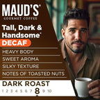 Maud's Decaf Dark Roast Coffee Pods, 200 ct, Decaffeinated Recyclable Single Serve Pods – 100% Arabica Coffee, Compatible with Keurig K Cups Maker