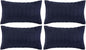 Fancy Homi 4 Packs Decorative Throw Pillow Covers by Fancy+Homi