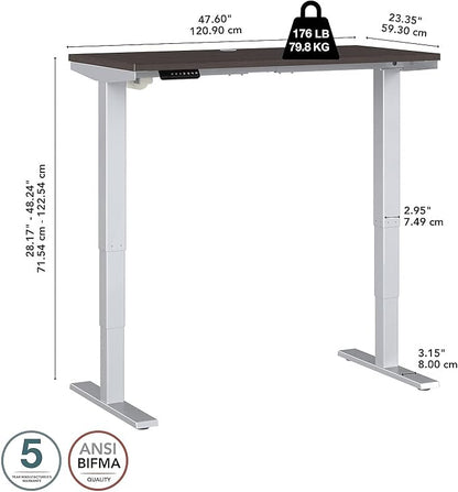 Bush Business Furniture 48-inch Electric Height Adjustable Standing Desk - Image 5