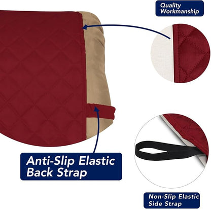 PureFit Reversible Recliner Chair Covers Couch Covers - Image 3